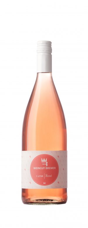 Liter ROsé Wein aus dem Zellertal vom Weingut Bremer